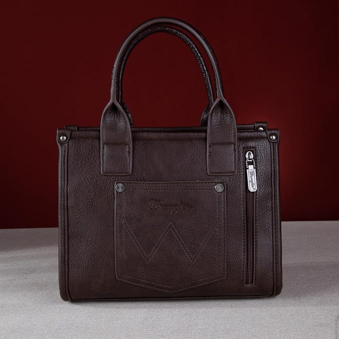 Montana West × Wrangler Tote Bag for Women Western Cow Print Purse Designer Top Handle Handbags - Image 4