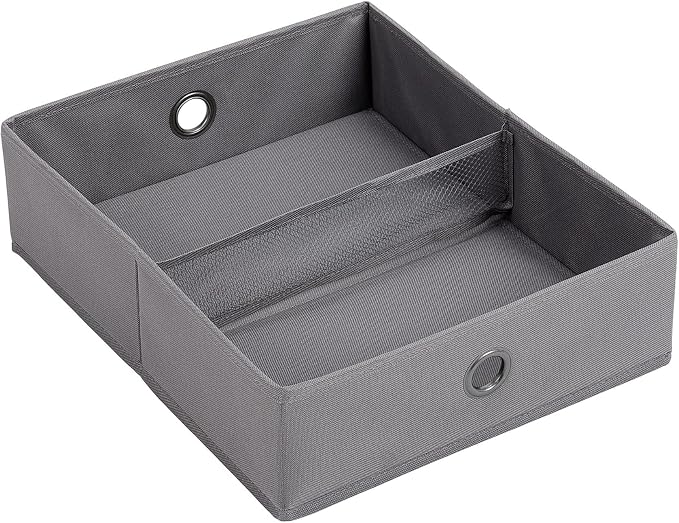 BIRDROCK HOME 5pc Hanging Closet Organizer System with Storage Shelves - Grey - Shoe Clothing Organization - Great for College Dorms or Kid Bedrooms Nursery - Image 9