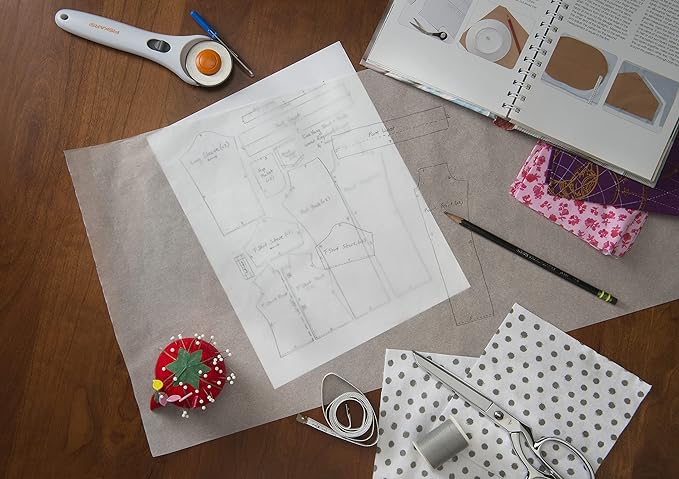 Bienfang Sketching & Tracing Paper Roll, White, 18 Inches x 50 Yards - for Drawing, Trace, Sketch, Sewing Pattern - Image 2