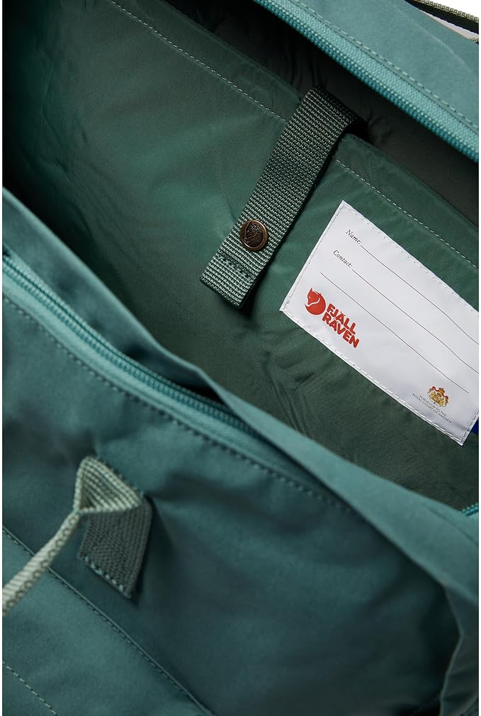 Fjallraven Kanken Weekender Bag, Large Travel Tote and Duffel for Overnight and Everyday Carry, Frost Green - Image 3