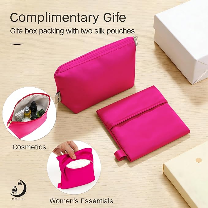 Fits for Brikin Bag Insert Organizer For Hermes(30 R,Magnolia) | Premium Silk Material,Smooth Touch,Lightweight,zipper,protect from scratches & stains,multiple pockets,keychain,waterproof - Image 5