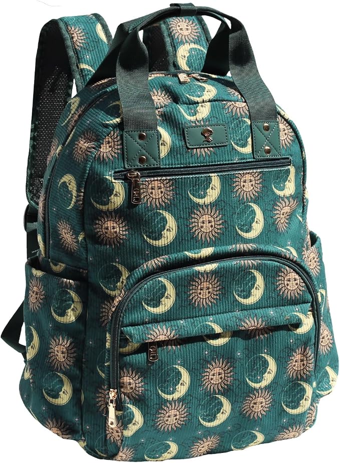 Diaper Bag Backpack Corduroy Multifunction Baby Fashion Travel Pack office Laptop Bag by ESVAN