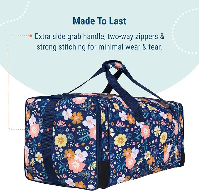 Wildkin Kids Weekender Duffel Bag – Carry-On Size for School, Travel, & Sleepovers - Image 8