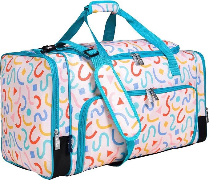 Wildkin Kids Weekender Duffel Bag – Carry-On Size for School, Travel, & Sleepovers by Wildkin