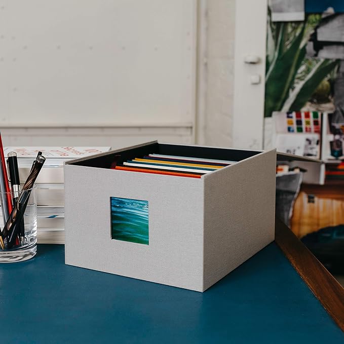 Kolo Havana Archival Photo Storage Box, Medium, Black - Image 6