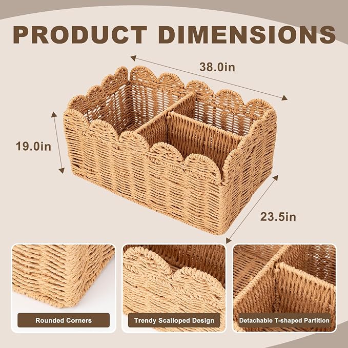 Sanwarm Diaper Caddy Organizer Foldable Portable Storage Basket Newborn | Removable Partition Portable Car Diaper Storage Basket Newborn Gift Essential for Newborns - Image 2