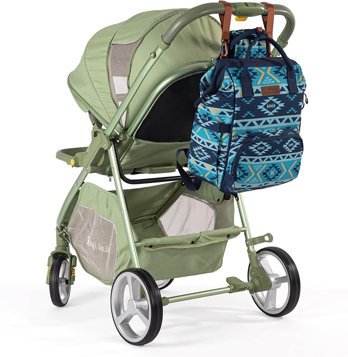 Montana West Wrangler Diaper Bag Backpack Aztec Callie Bag Travel Backpack Purses Western Multi-Function Baby Bags for Mom - Image 5