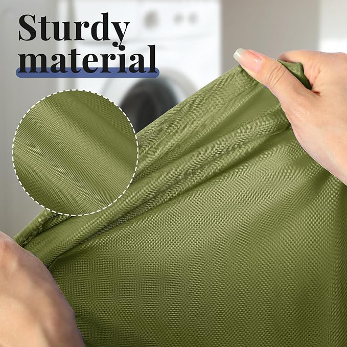 Woanger 12 Pack 28 x 45 Inch Extra Large Laundry Bags Bulk, Colorful | Washable Polyester, Drawstring Closure, For Clothes and Bedding, Foldable for College Dorms, Hotels, Camping and Travel - Image 4