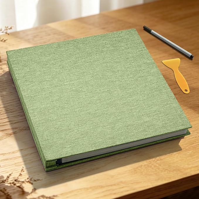 Large Photo Album Self Adhesive Scrapbook Album for 4x6 5x7 8x10 Pictures DIY Photo Book for Wedding, Anniversary, Christmas, Baby Shower, Ideal for Preserving Precious Moments - Image 6