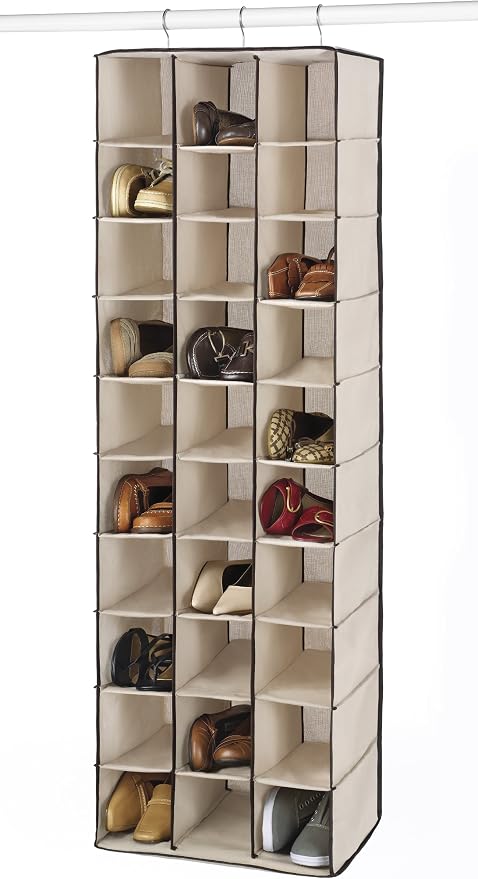 Whitmor Hanging Shoe Shelves 30 Section (Pack of 3) - Image 4
