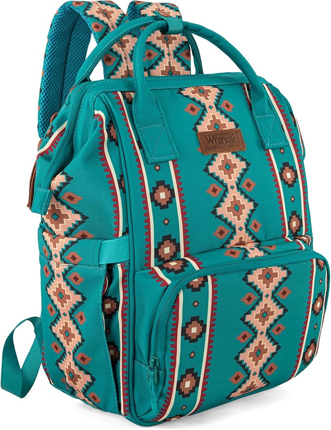 Montana West Wrangler Callie Diaper Bag Backpack with Stroller Straps Multifunction Baby Travel Bag WG2204-9110GN by THEOFFICIALMONTANAWEST