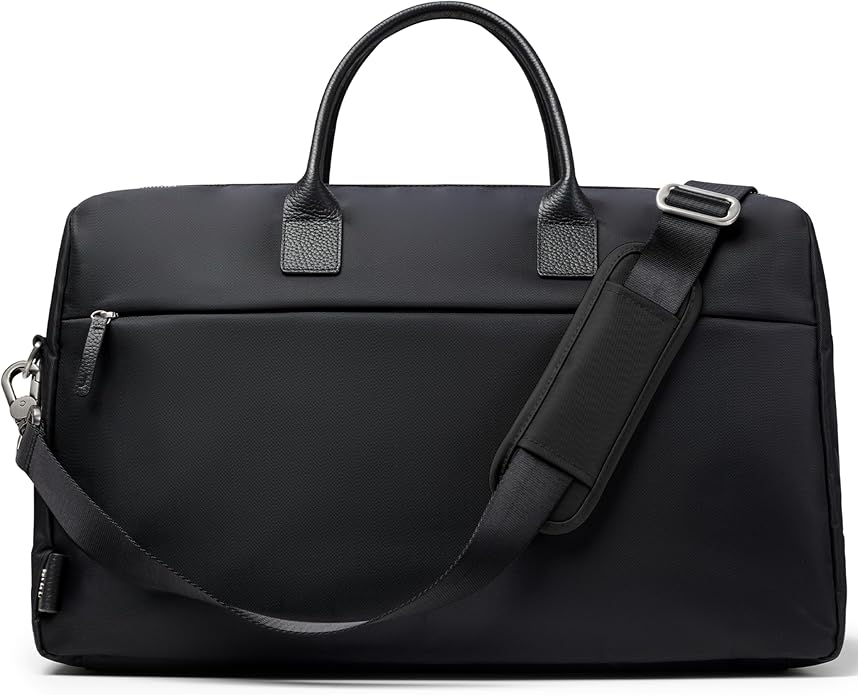 Carry All Split Weekender, Carry On Bag | Weekender Travel Bag for Personal & Work, Zipped Pockets, Pass-Through Band, Clamshell Opening, Flight Approved by July