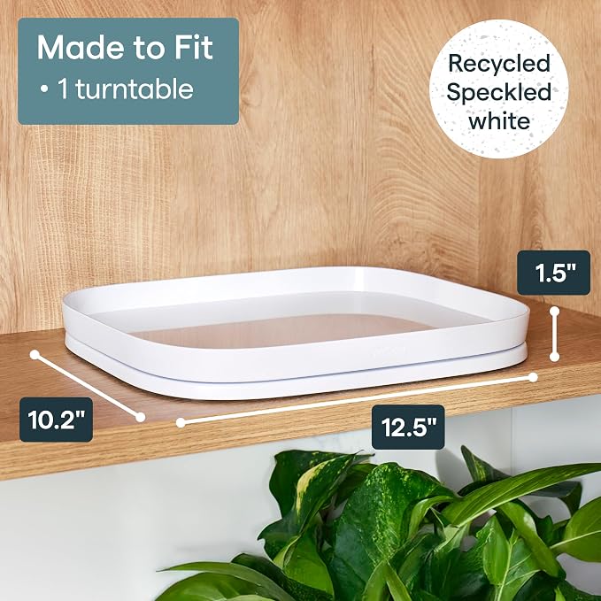 YouCopia MagicTrack Rectangle Turntable, Lazy Susan Max Cabinet Organizer - Image 5
