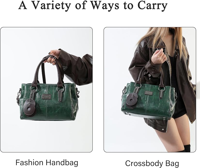 Handbags and Purses for women Vegan Leather Tote Bag for Women Satchel Shoulder Bags Travel Purse with Compartments - Image 7