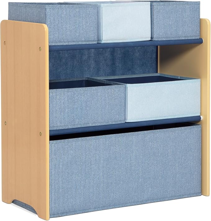 Delta Children - GapKids 6 Bin Toy Organizer - Greenguard Gold Certified, Indigo Blue by DeltaChildren