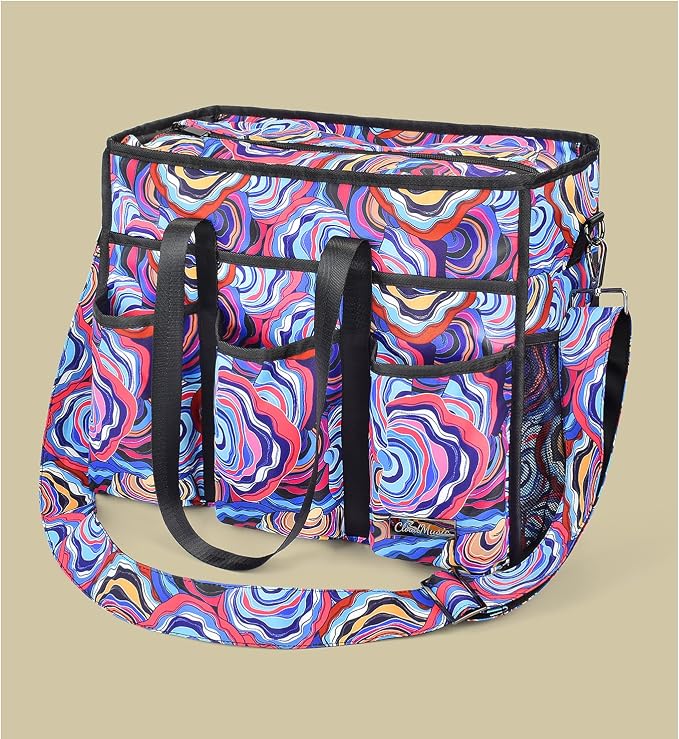 CLOUDMUSIC Large Tote Bag For Women Travel Nurse Teacher Work Waterpoof With Zipper Utility Everything Bags | Travel - Image 2