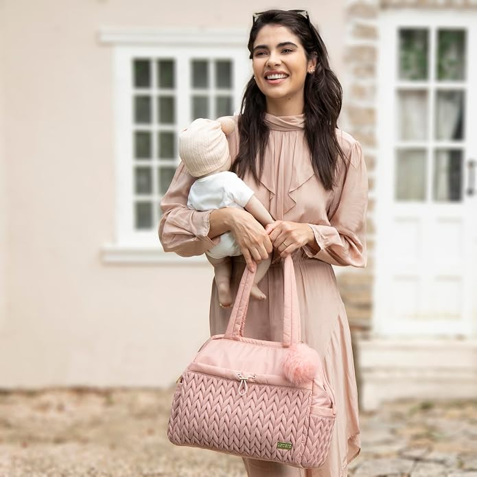 Asha Diaper Bag Tote For Daily Use, Travel Shoulder Diaper Bag With Long Strap - Image 2