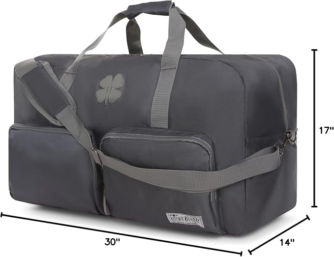 Lucky Brand Large Duffle Bag for Travel, Foldable Weekender Duffel bag | Travel Overnight Duffel bag, Adjustable Shoulder Strap, Front Zip Pockets, Spacious Capacity, Unisex Lightweight Travel Bag - Image 8