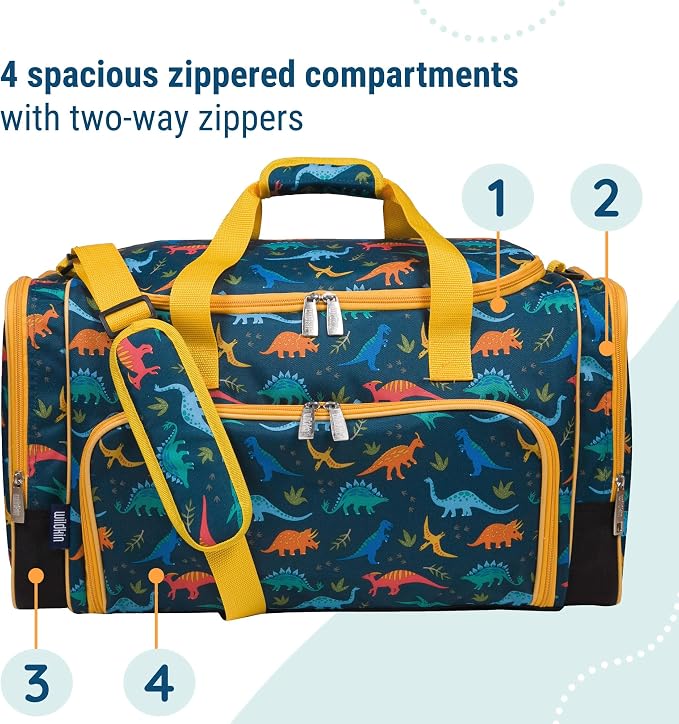 Wildkin Kids Weekender Duffel Bag – Carry-On Size for School, Travel, & Sleepovers - Image 5