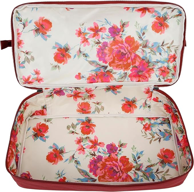 Jessica Simpson Countryside Weekender Duffel 100% Polyester Drop Bottom Bag - Image 5