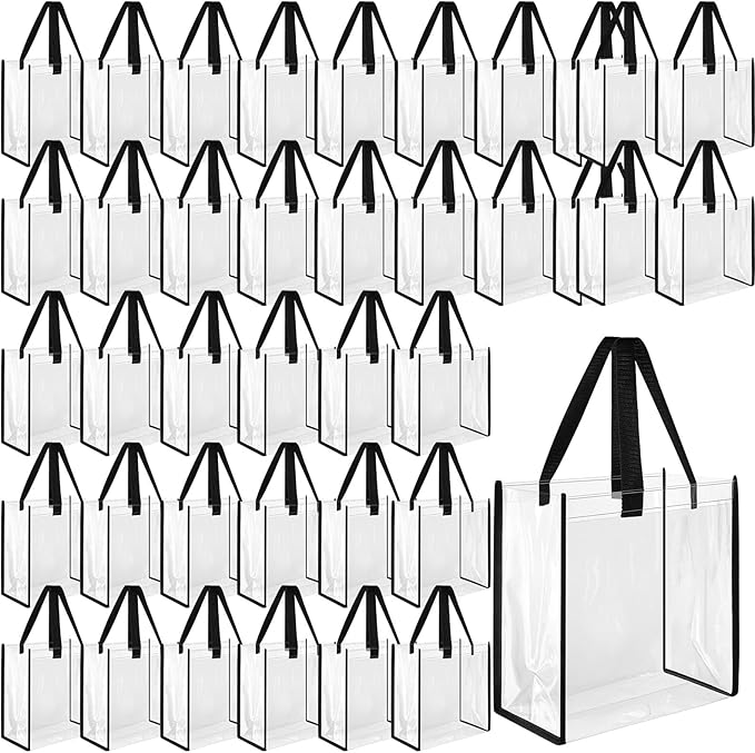 Eccliy Clear Tote Bag Stadium Approved with Handles by Eccliy