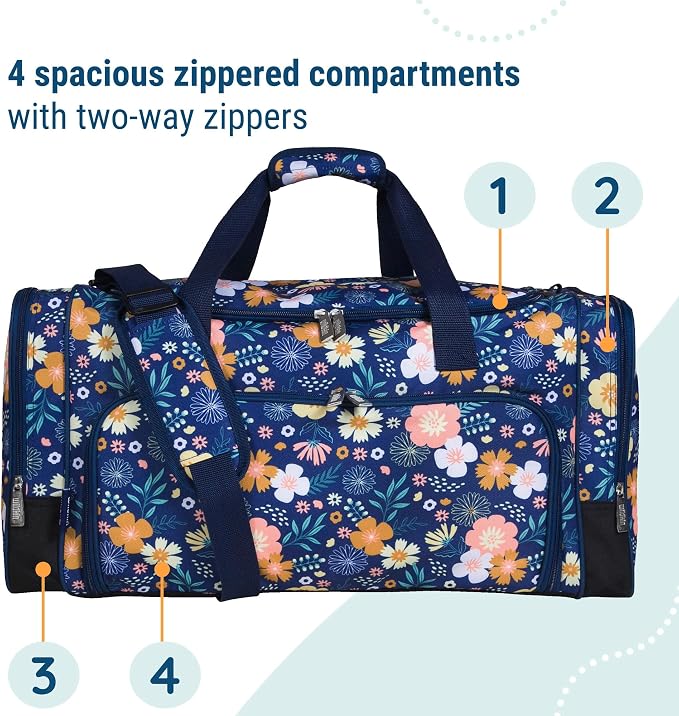 Wildkin Kids Weekender Duffel Bag – Carry-On Size for School, Travel, & Sleepovers - Image 5