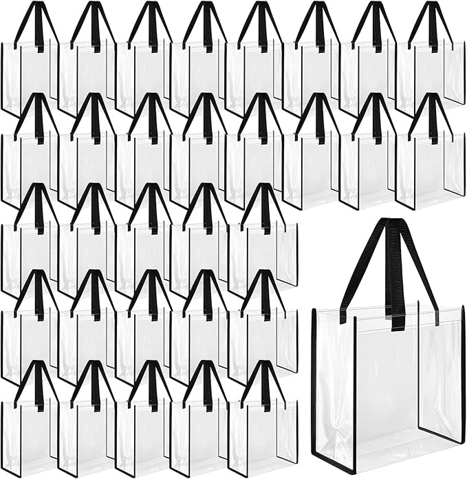 Eccliy Clear Tote Bag Stadium Approved with Handles by Eccliy