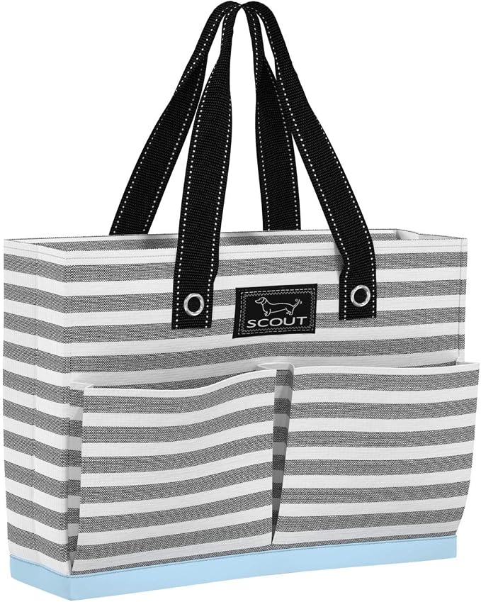 SCOUT Uptown Girl Multi-Pocket Tote Bag, Breakaway Zipper | A multi-use tote bag for women. The perfect everyday organizer for busy nurses, teachers, and moms. 5 Pockets, folds flat by SCOUT
