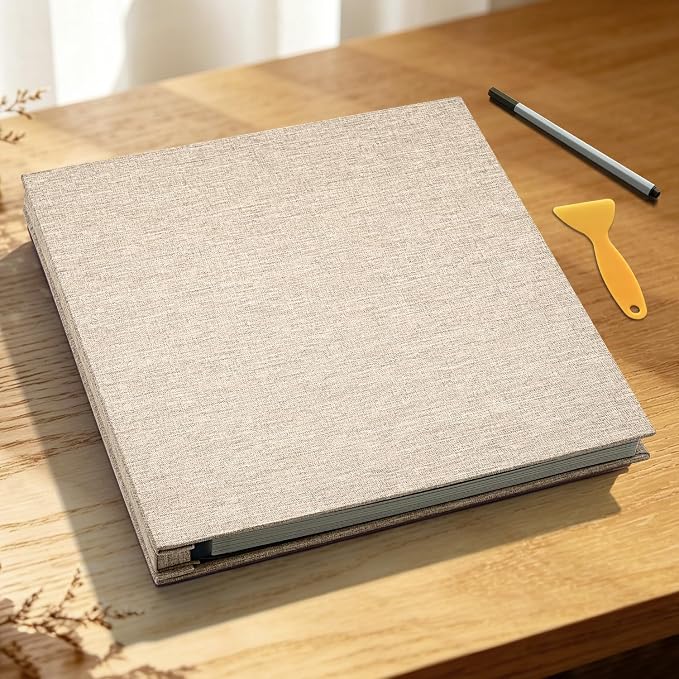 Large Photo Album Self Adhesive Scrapbook Album for 4x6 5x7 8x10 Pictures DIY Photo Book for Wedding, Anniversary, Christmas, Baby Shower, Ideal for Preserving Precious Moments - Image 6