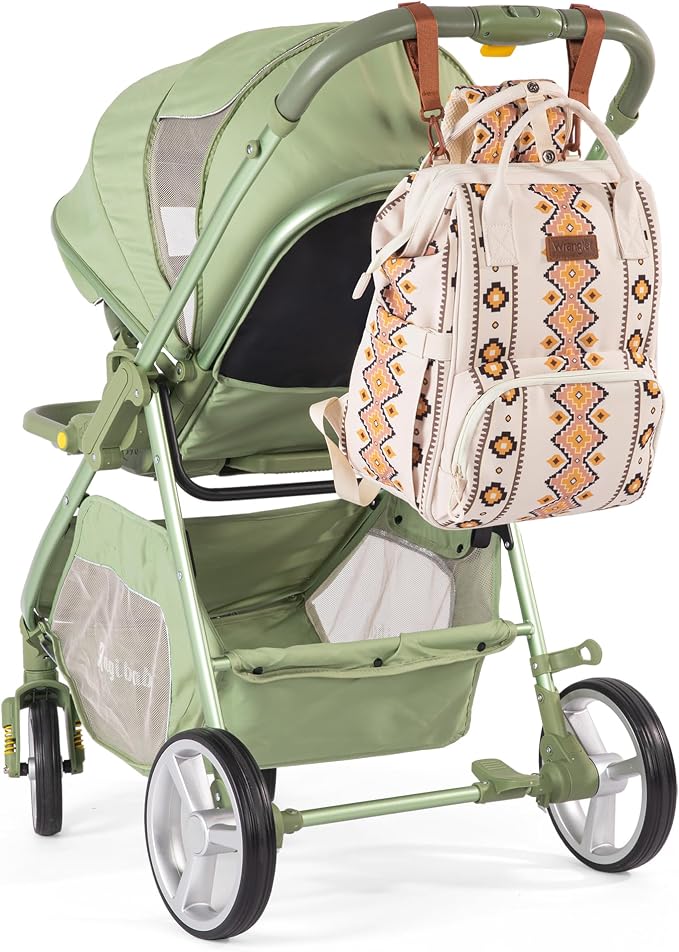 Montana West Wrangler Diaper Bag Backpack Aztec Callie Bag Travel Backpack Purses Western Multi-Function Baby Bags for Mom - Image 5