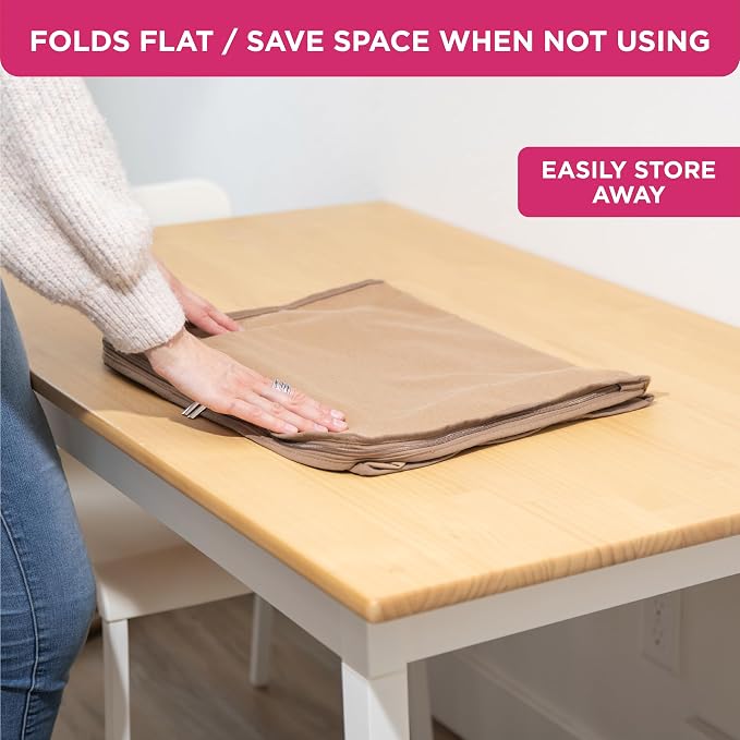 Cedar Clothes Storage Bag Organizer, Protects From Moths, Set of 2, Beige | Protects from Moths, Moisture, Dirt & Dust, Underbed Storage Bags for Clothes, Cashmere Sweaters, Bedding & More - Image 6