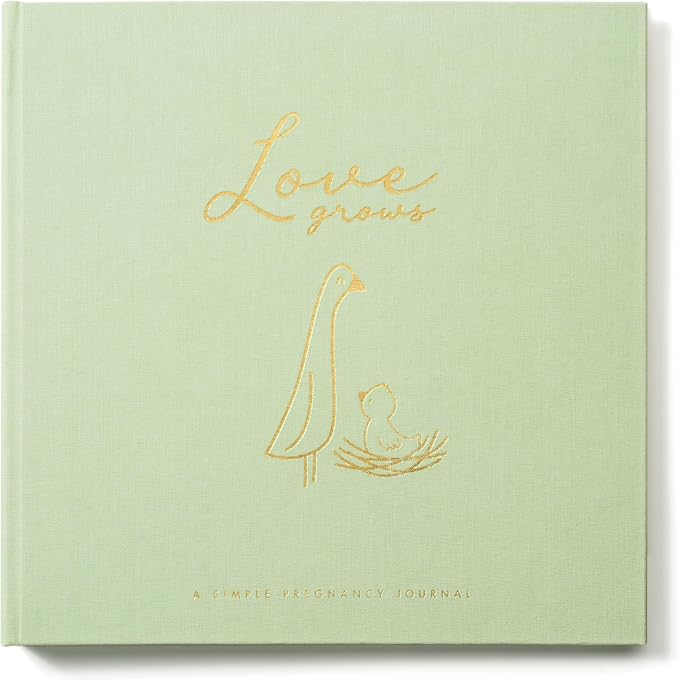 Lucy Darling Pregnancy Journal & Memory Book Moss Green, Mom & Baby Diary, Pregnancy Must Haves for Expecting First Time & Experienced Moms, Maternity Milestone Gifts, Premium Baby Book Keepsake by LucyDarling