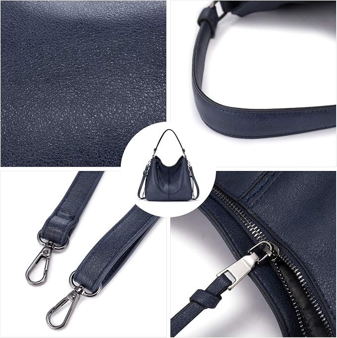 Hobo Crossbody Bag for Women, Designer Shoulder Purse Handbags - Image 5