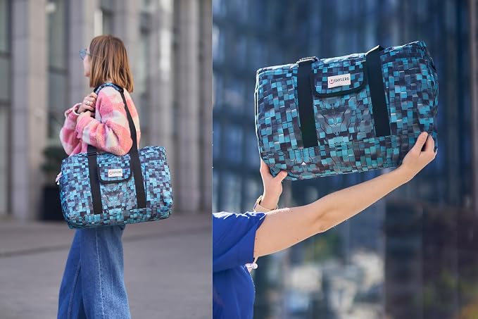 White Peas Nurse Bag & Utility Tote - Waterproof, Top YKK Zip, L18" x H14" x W7" - SHYLERO - Image 8