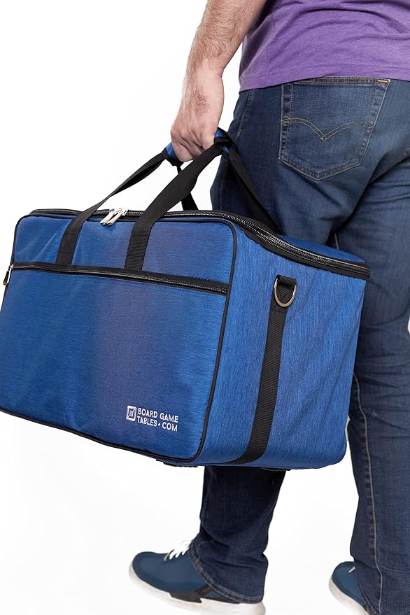 Board Game Bag, Fits 7 Standard Boxes, Padded For Protection | Carry With Backpack | Shoulder Strap or Luggage Slip | Duffle Bag For Travel Or Game Night - Image 7