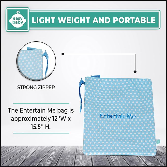 Easy Baby - Diaper, Bottle, and Supplies - Organizer Pouches and Changing Pad - Change, Feed, Dress, and Clean Me (8 Pack Laguna) | Organizing Packing Tote Cubes for Baby Items - Image 9