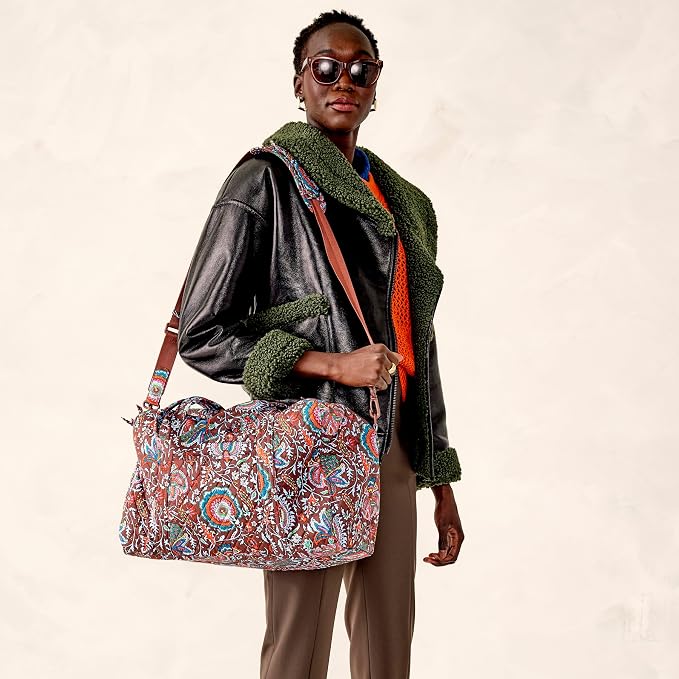 Vera Bradley Women's Miramar Weekender Travel Bag - Premium Cotton - Image 6
