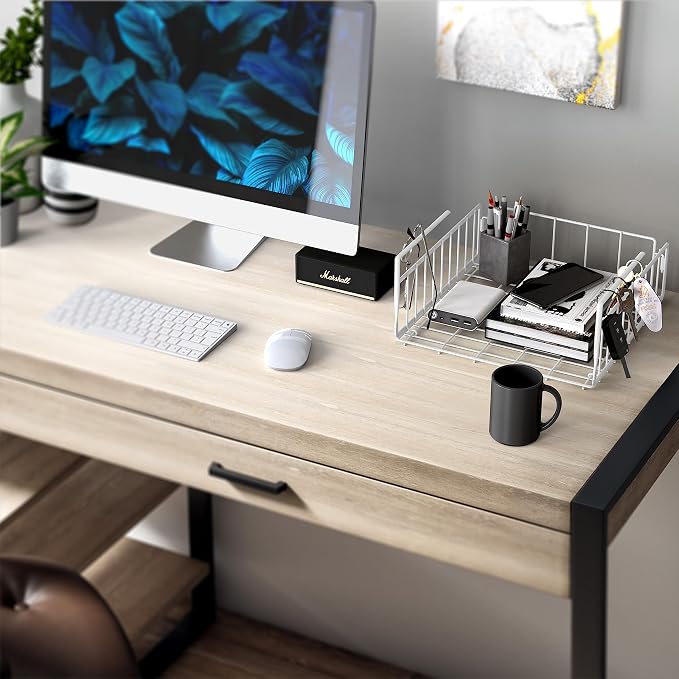 Simple Houseware Under Shelf Basket, White - Image 5