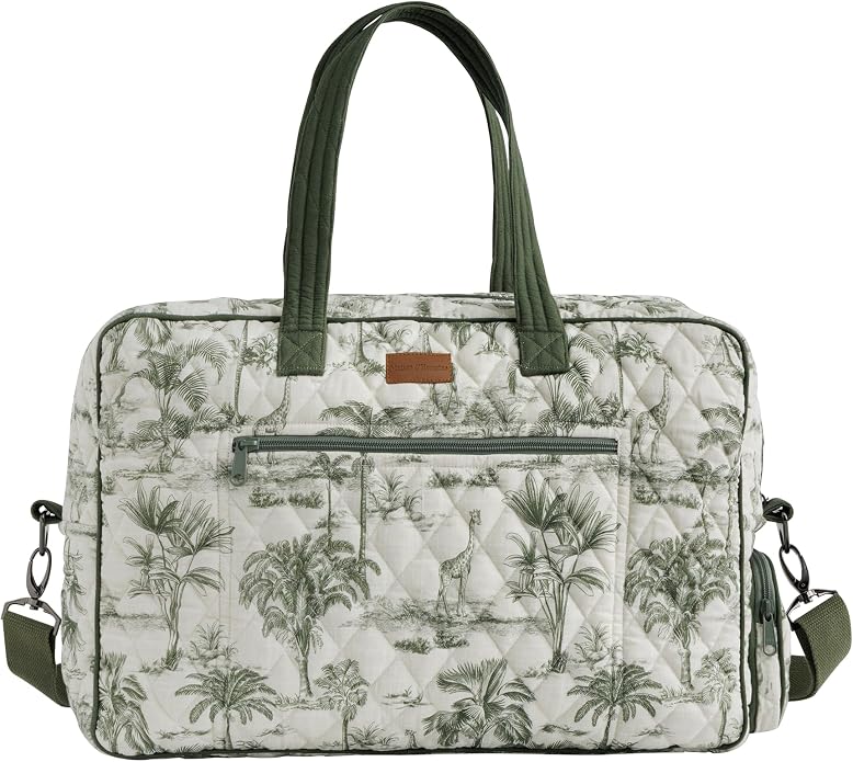 Maison d' Hermine Weekender Bags for Women Cotton Quilted Duffel Overnight Luggage Weekend Bag for Men Gym Gifts Travel | Overnight Luggage Weekend Bag for Men Gym Sports Gifts Duffle bag Business Travellers Trip Spring Summer by MaisondHermine