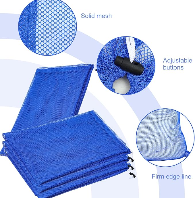 Berlune 30 Pack Large Mesh Laundry Bags | Oversized breathable mesh bags help sort and transport laundry for dorms, rentals, laundromats and facilities. - Image 4