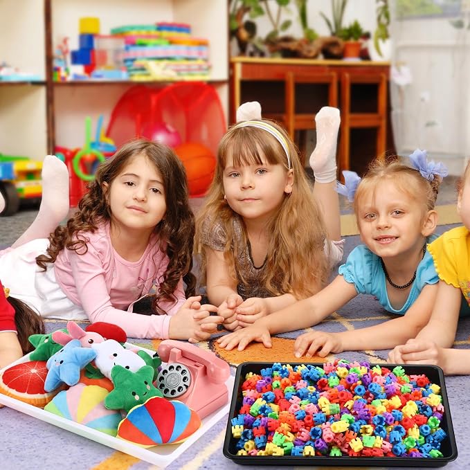 Maitys 15 Pack Plastic Art Trays 12 x 16 Inch Activity Crafts Trays Sensory Tray DIY Projects, Painting, Beads, Jewelry Office Home Organizer Arts and Crafts Supplies(Mixed Color) - Image 6