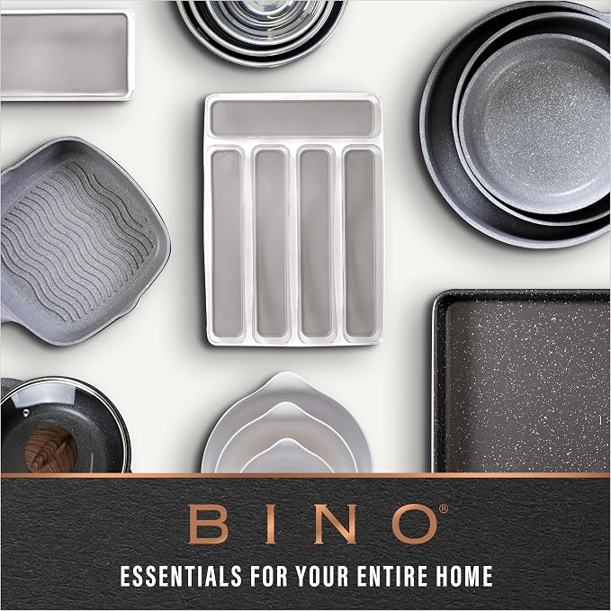BINO | Plastic Storage Bins, Small - 2 Pack, Clear | THE SOHO COLLECTION | Pantry Organizers and Storage Containers Fridge Organizer Bins Kitchen Cabinet Organizer Medicine Cabinet Bin - Image 9