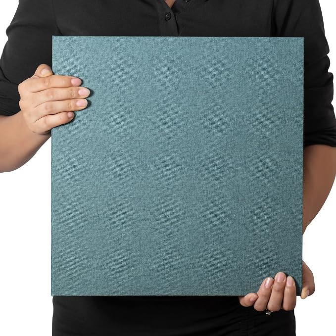 Super Large Photo Album Self Adhesive Scrapbook Album for 4×6 5×7 8×10 10×12 or Bigger Pictures DIY Magnetic Linen Cover Album 80Sheets/160Pages DIY Photo Album(Dark Green) - Image 5