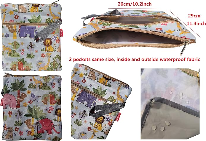 Kamay's Mummy Shoulder Bag Diaper Bag Chic Nappy Changing Bag Tote/Messenger Style Large with Changing Mat, Adjustable Straps - Image 2