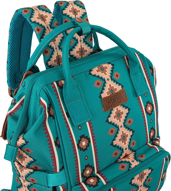 Montana West Wrangler Callie Diaper Bag Backpack with Stroller Straps Multifunction Baby Travel Bag WG2204-9110GN - Image 2