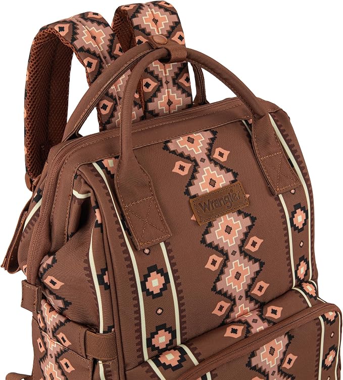 Montana West Wrangler Callie Diaper Bag Backpack with Stroller Straps Multifunction Baby Travel Bag WG2204-9110CM - Image 2