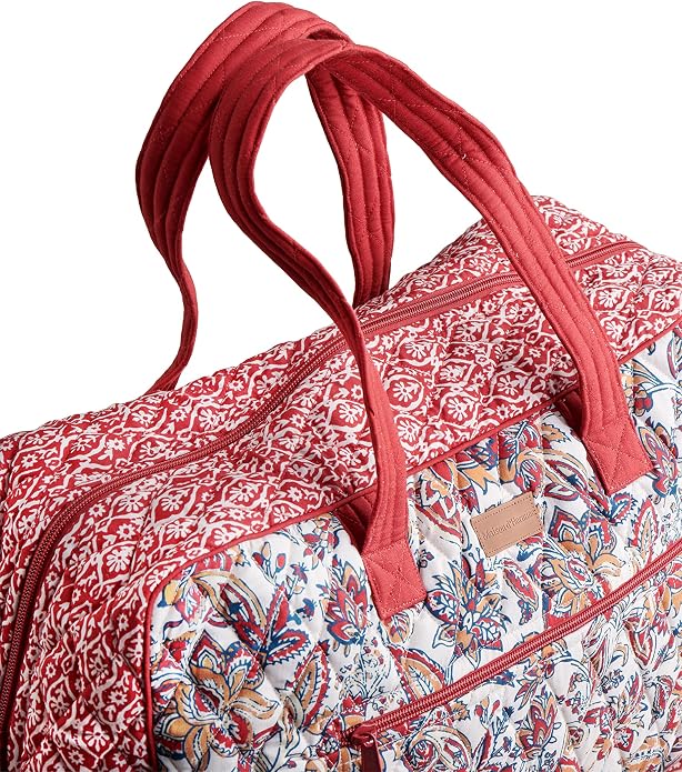 Maison d' Hermine Weekender Bags for Women Cotton Quilted Duffel Overnight Luggage Weekend Bag for Men Gym Gifts Travel | Overnight Luggage Weekend Bag for Men Gym Sports Gifts Duffle bag Business Travellers Trip Spring Summer - Image 8
