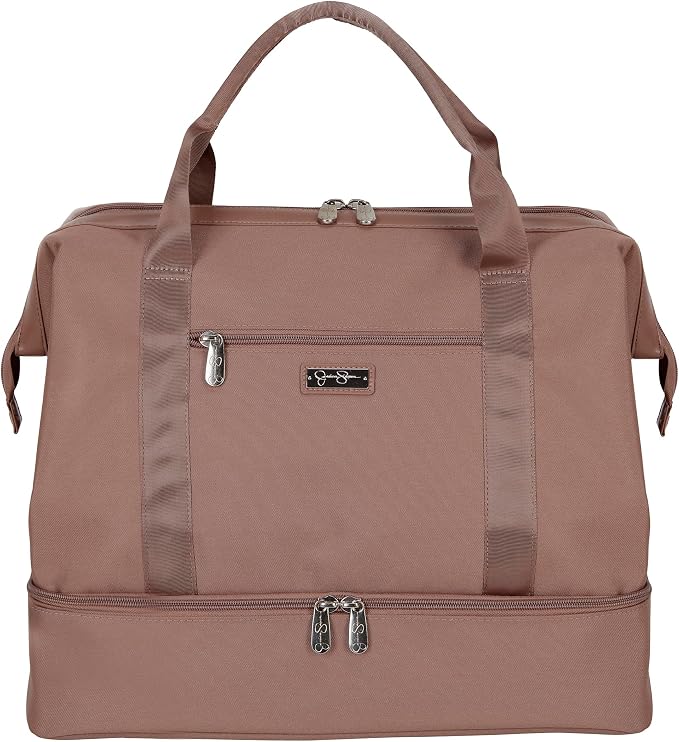 Jessica Simpson Countryside Weekender Duffel 100% Polyester Drop Bottom Bag by JessicaSimpson