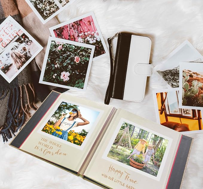 Treble Bee 40th Wedding Anniversary Photo Album, Linen Cover with Love Quote, Golden Marriage Love Never Fails Memory Keepsake, Gifts for Parents 40 Years of Love - Image 4