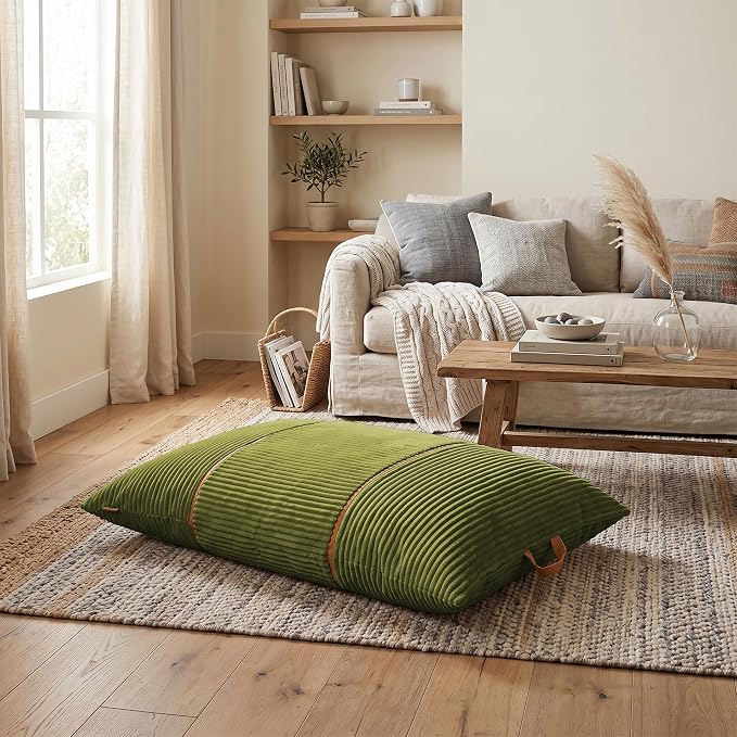 Big Joe Turnabout 3-in-1 Convertible Kids Bean Bag Chair, Moss Green - Image 8